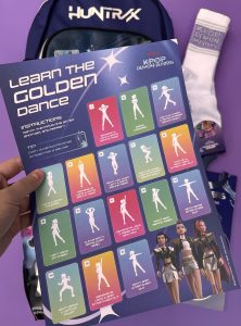 KPop Demon Hunters Learn the Golden Dance Activity Sheet - The Café at Tesco Watford