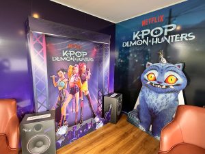 KPop Demon Hunters Photo Op at The Café - Tesco Watford