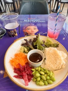 Korean-Inspired Meal and Drink - KPop Demon Hunters Makeover at Tesco's Café Watford