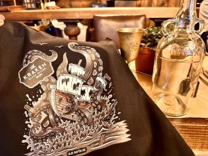 Kraken Black Spice Rum Tote Bag at The Terrarrium Masterclass at The Rum Tavern