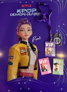 Souvenir KPop Demon Hunters World Tour VIP Pass - The Café at Tesco Watford