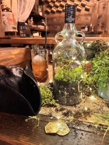 Terrarium in a Rum Bottle and Cocktails at The Rhum Tavern London