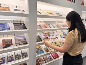 Travel Information Area at Japan House London