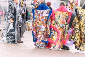Young people celebrating Coming-Of-Age Day in Kitakyushu 6 © Nakamura Kenta