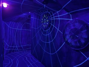 Distorted Space-Time at Wake the Tiger Amzazement Park in Bristol