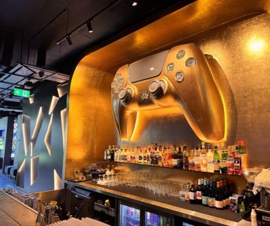 Futuristic Gaming Bar – XP Tavern