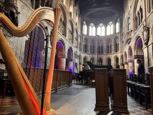 Harp at St Bartholomew the Great Church - In the Dark Concert Experience