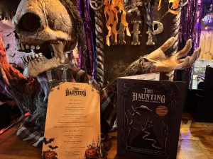 Food and Drinks Menu at The Haunting on Russel Street Pop-Up Halloween Bar