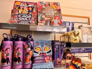 KPop Demon Hunters Section at The Bristish Museum's Korea Exhibition Shop