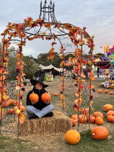 Photo Op at Hobbledon Heath Pumpkin Patch