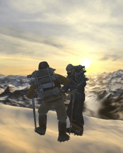 Screenshot from Everest VR Experience