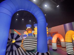 Whimsical Inflatable Maze by Camilla Walala at EUPHORIA – Art is in the Air London